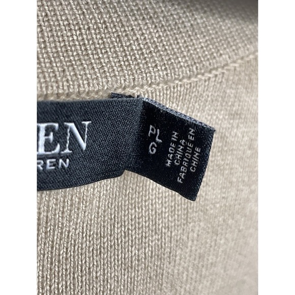 Lauren Ralph Lauren Women's Ivory Cotton Knit Blazer Size Large - Picture 9 of 12